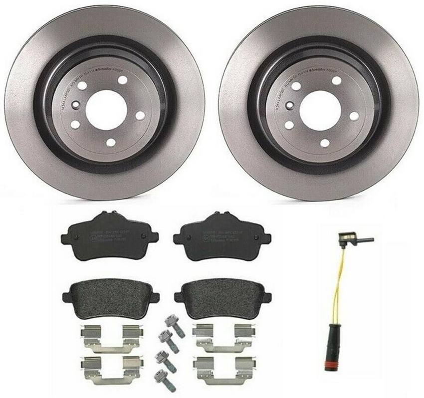 Brembo Brakes Kit - Pads and Rotors Rear (330mm) (Low-Met)